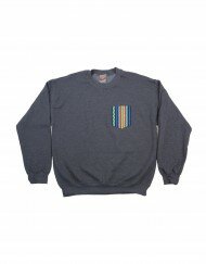 Grey pocket sweater aztec pocket 2