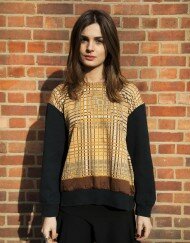 Blueyellowscarfsweatshirt F