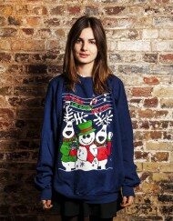 christmas sweat snow animals F